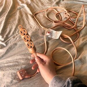 Long Tan/Pink Power Strip